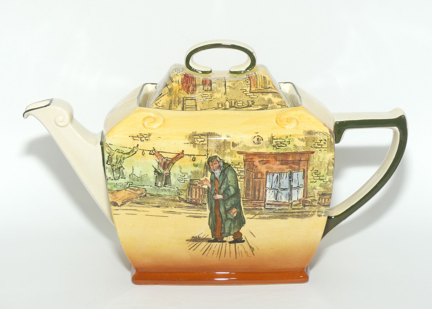 Royal Doulton Dickens Fagin Friar shape teapot D5175