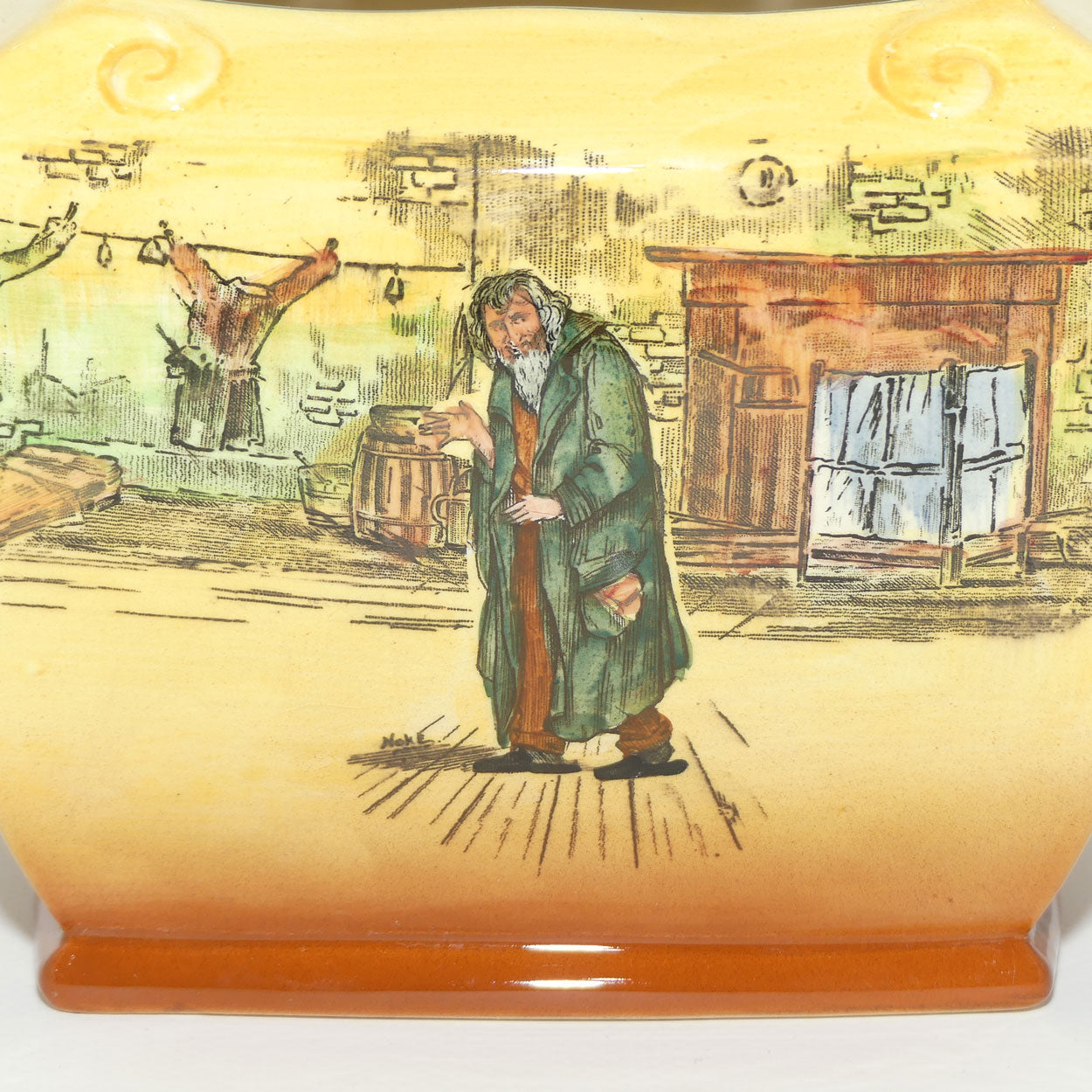 Royal Doulton Dickens Fagin Friar shape teapot D5175