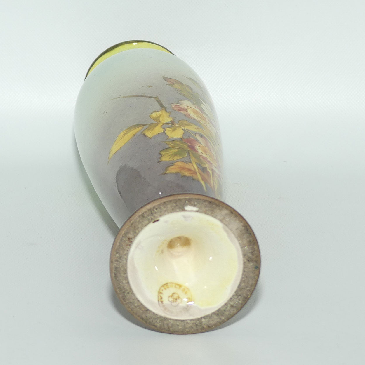 Doulton Burslem Faience vase decorated with Flowers by Kate Rogers | Fine Example