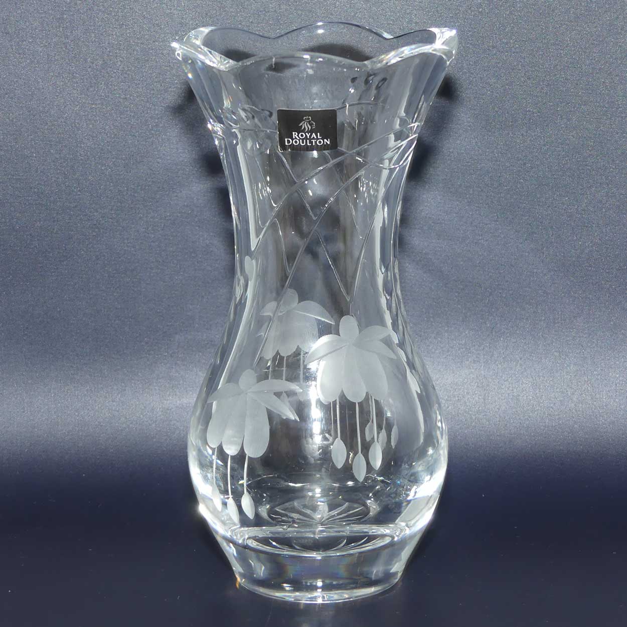Royal Doulton Crystal | Falling Stars vase | 20cm