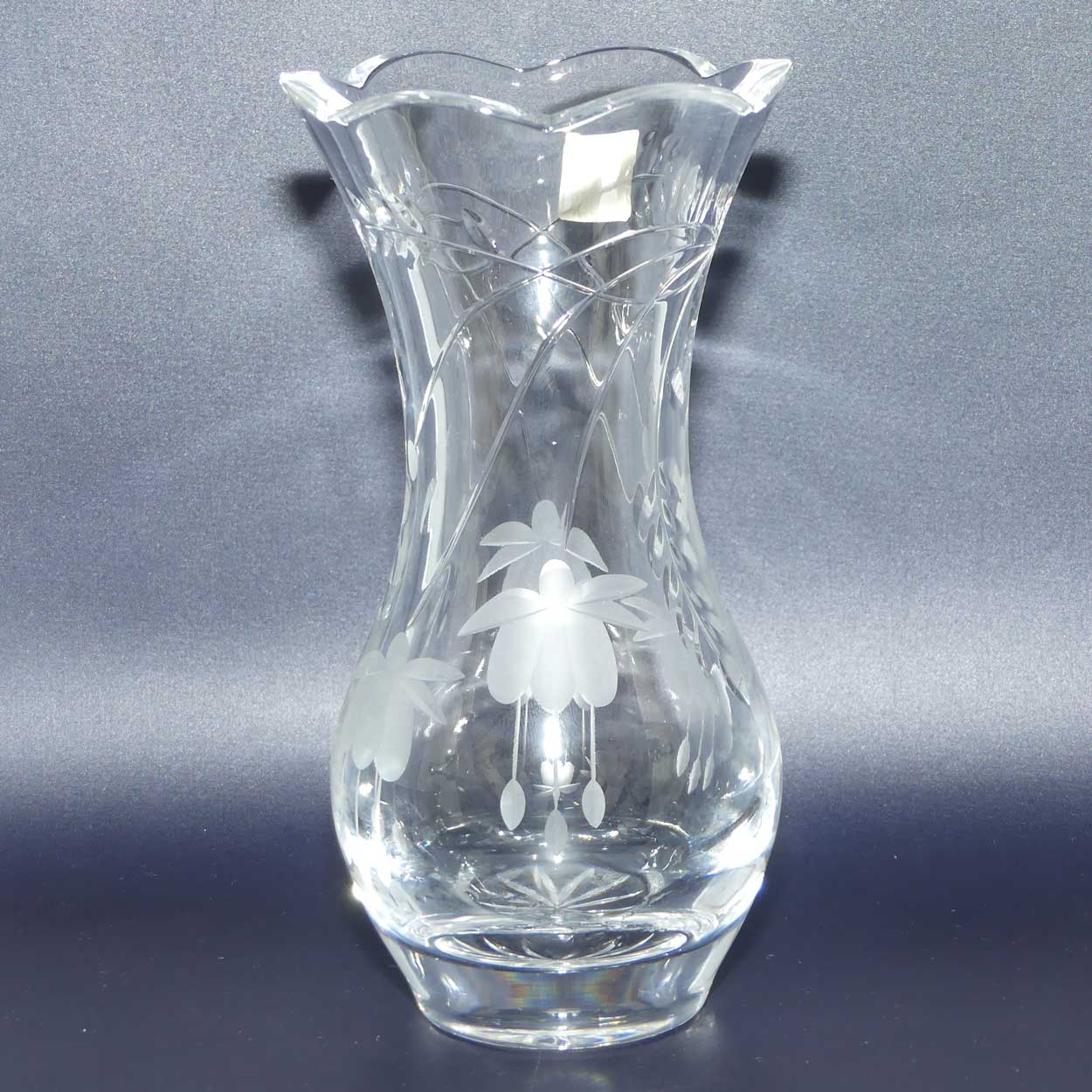 Royal Doulton Crystal | Falling Stars vase | 20cm