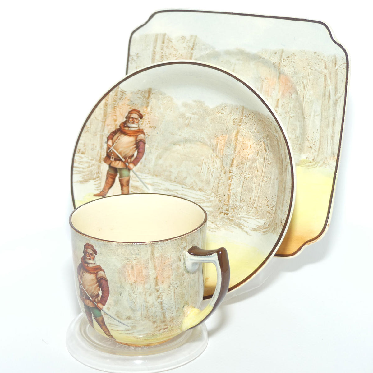 Royal Doulton Shakespearean Falstaff trio D3596 | matched