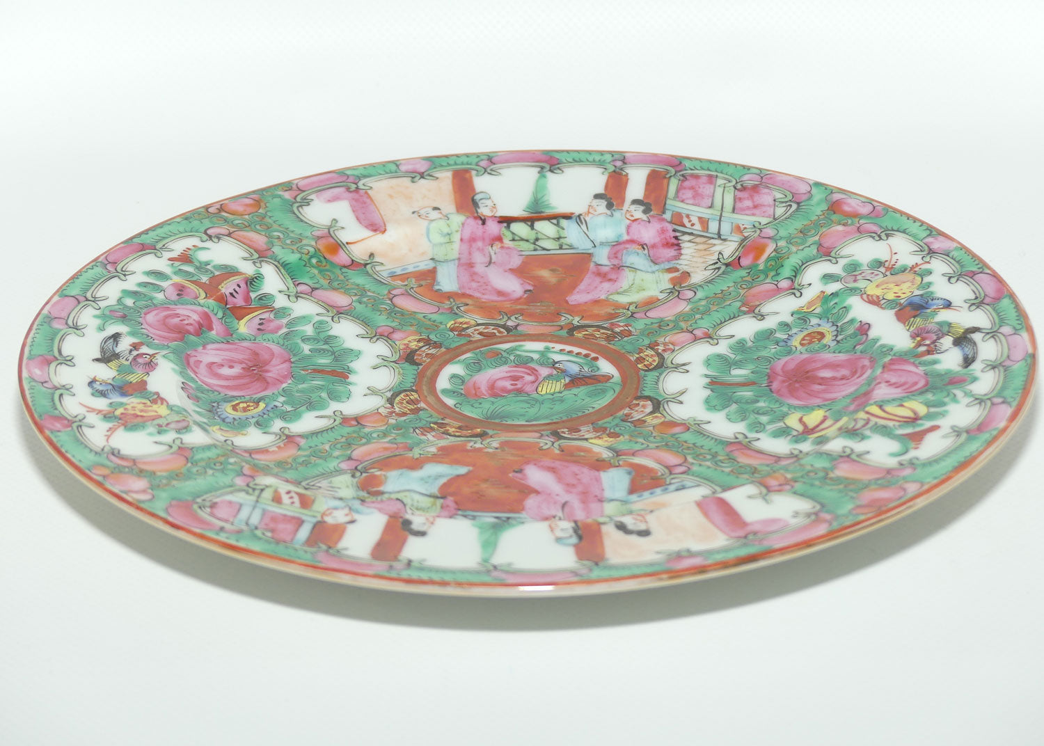 early 20th century Famille Rose | Famille Vert plate | Divided in Sections