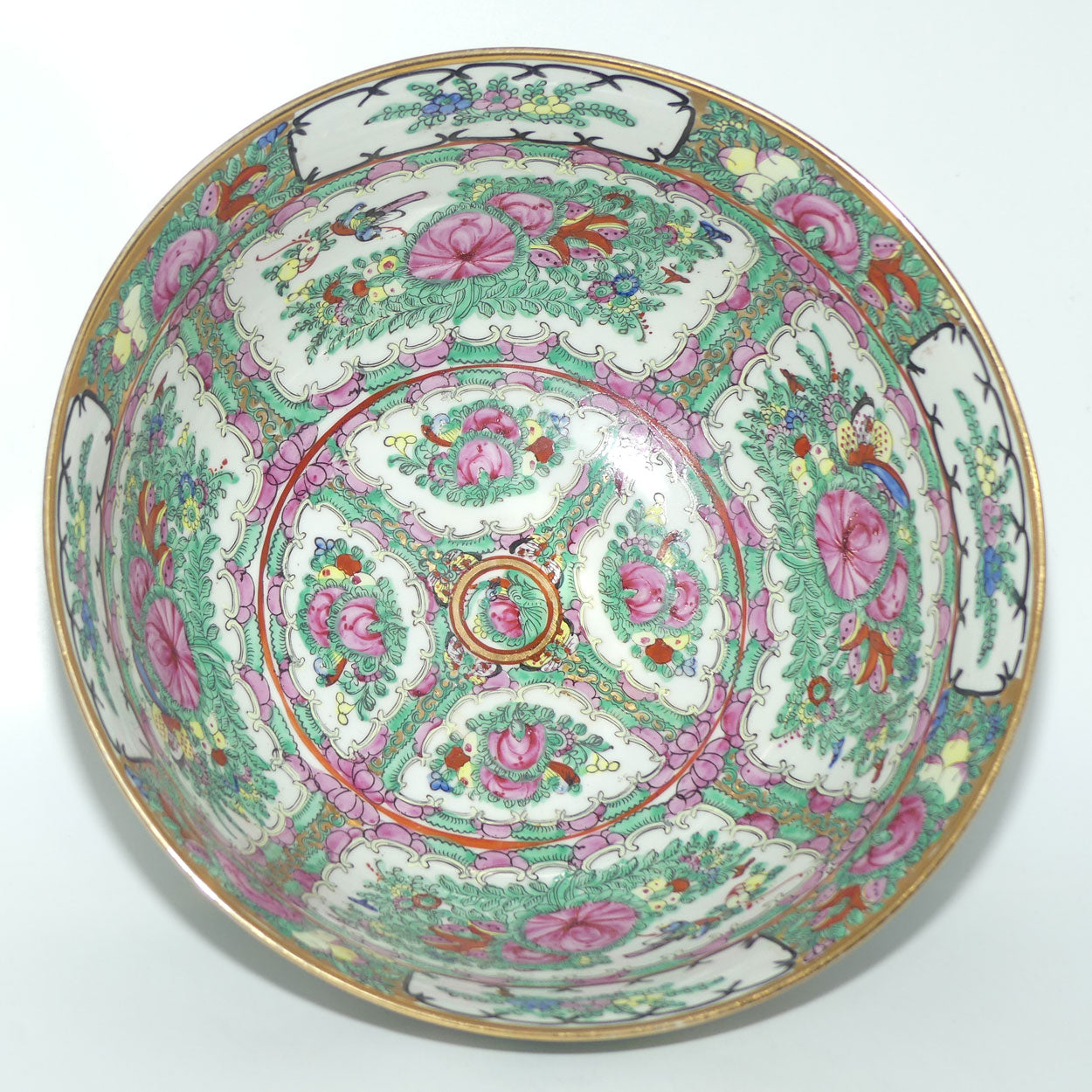 early 20th century Famille Rose bowl | 30.5cm diam