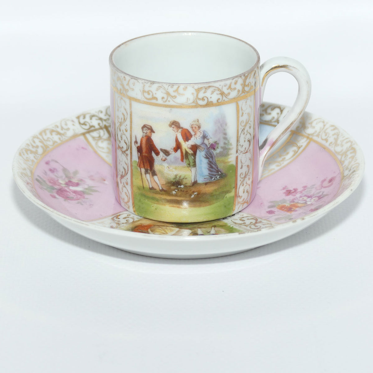 CG Schierholz & Sohn Neoclassical demi tasse duo