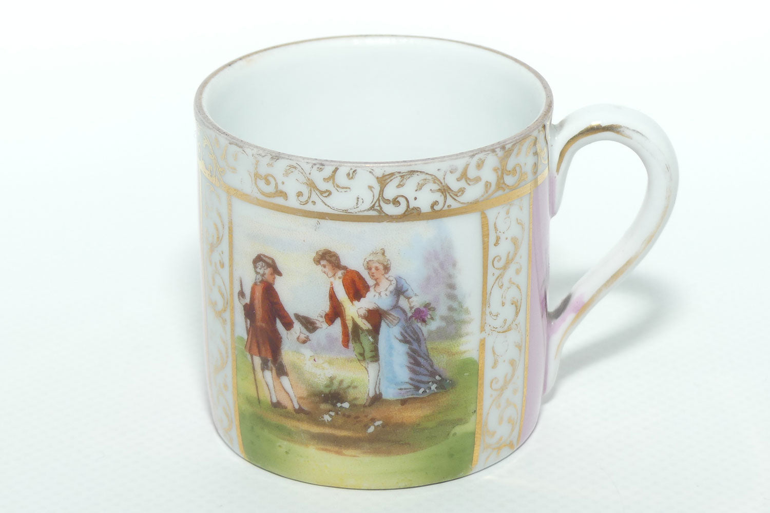 CG Schierholz & Sohn Neoclassical demi tasse duo