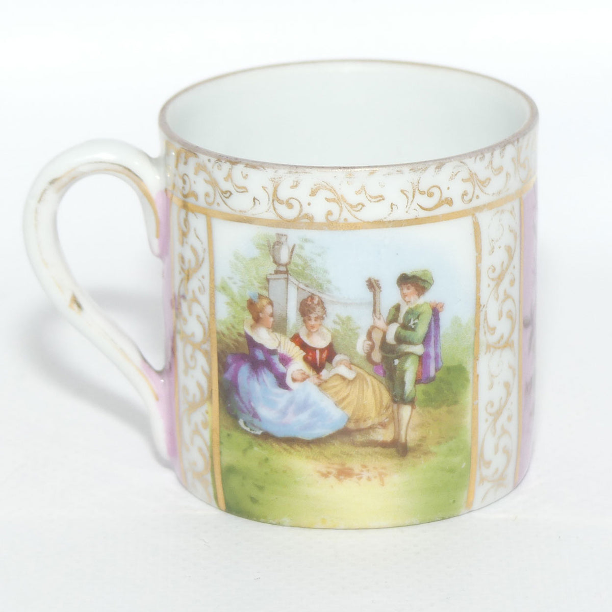 CG Schierholz & Sohn Neoclassical demi tasse duo