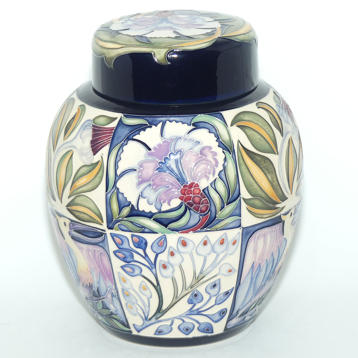 Moorcroft Fantastical Friends Blue 769/8 ginger jar | LE 3/50