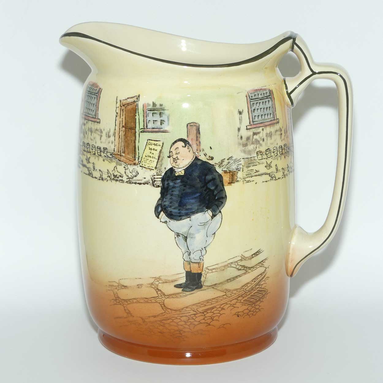 Royal Doulton Dickens Fat Boy large Ice jug D5175