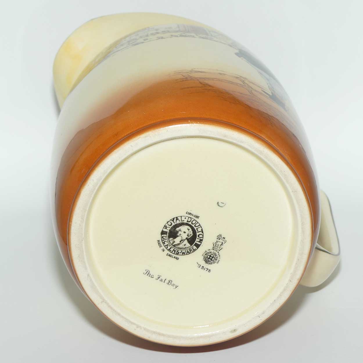 Royal Doulton Dickens Fat Boy large Ice jug D5175