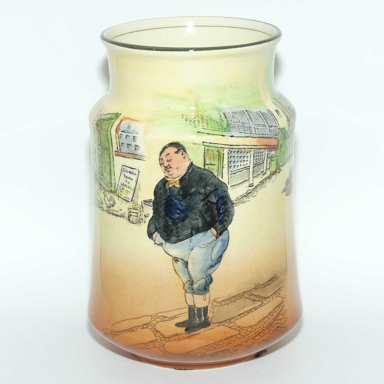Royal Doulton Dickens Fat Boy vase D5175 | Shape 7997