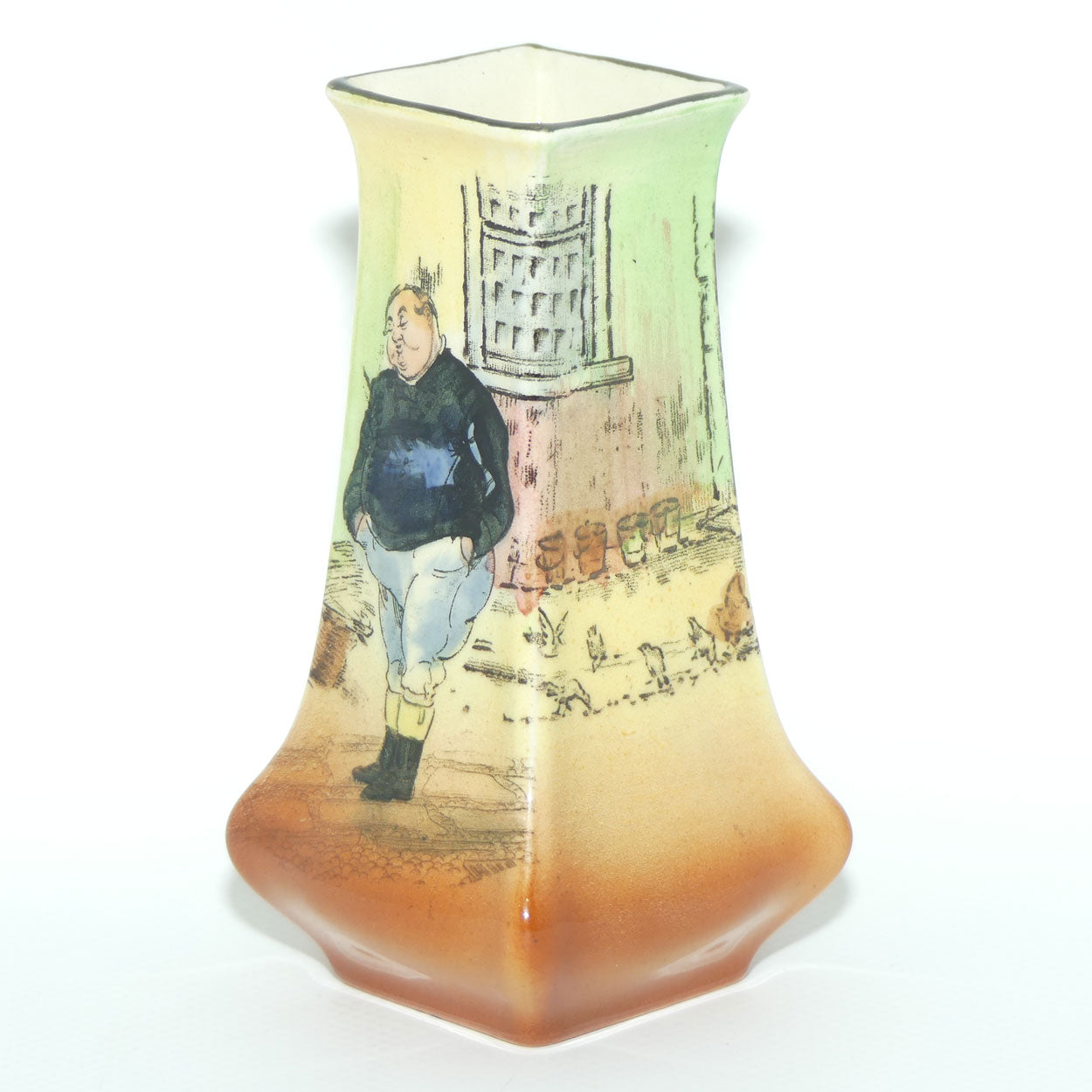 Royal Doulton Dickens Fat Boy small flaired vase D5175