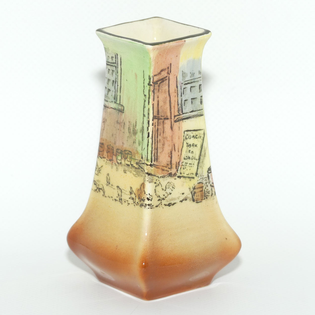 Royal Doulton Dickens Fat Boy small flaired vase D5175