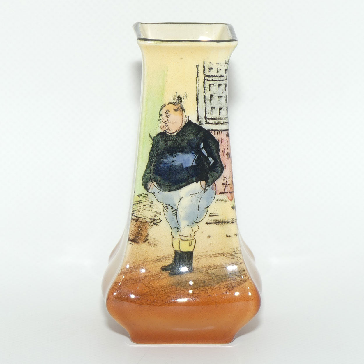Royal Doulton Dickens Fat Boy small flaired vase D5175