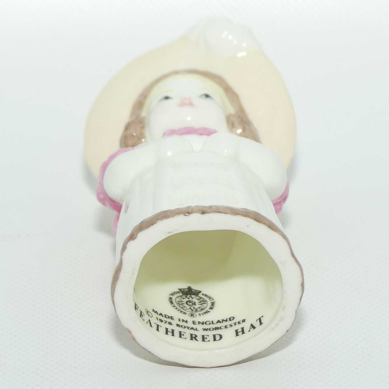 Royal Worcester candle snuffer Feathered Hat