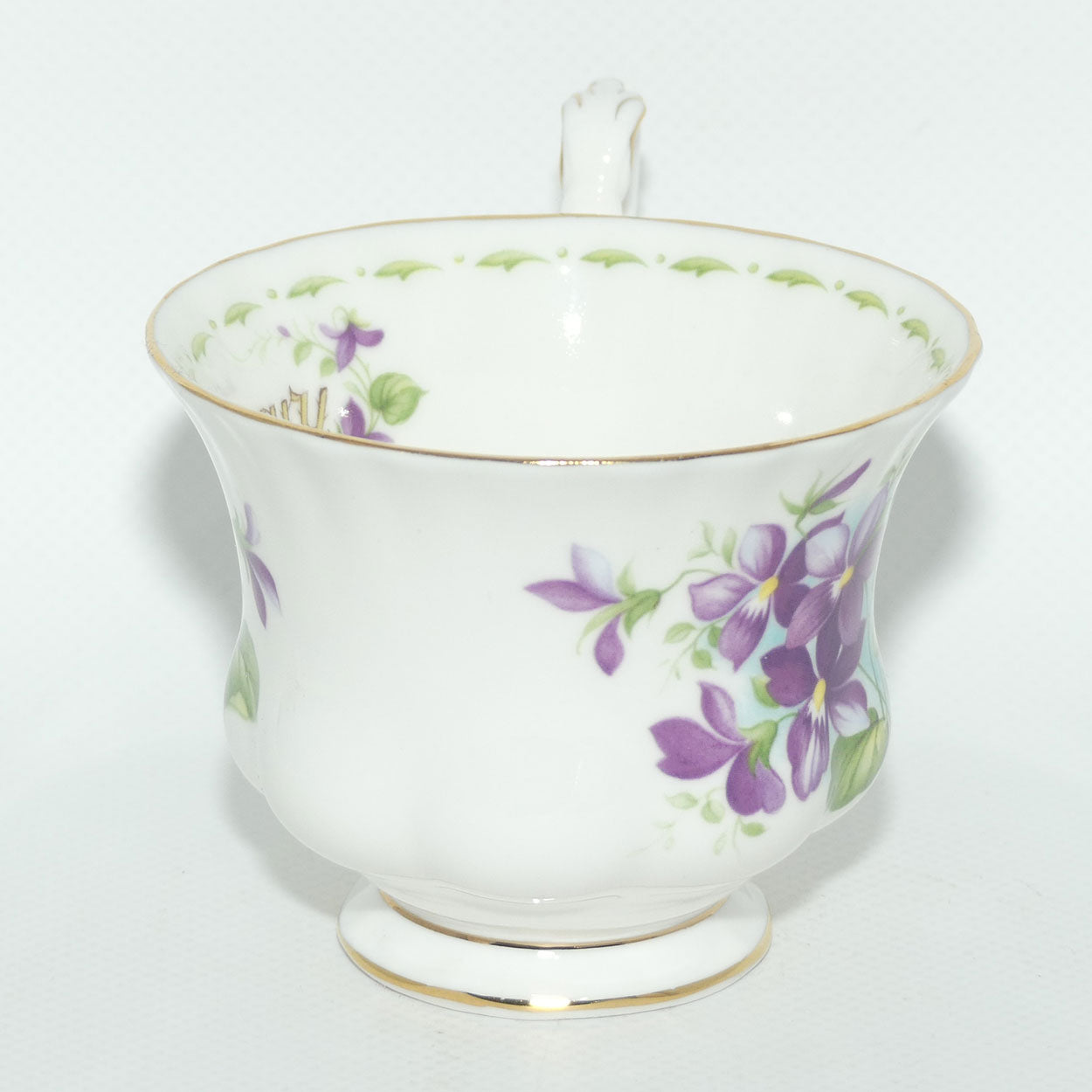Royal Albert Bone China England | Flower of the Month series | February Violets trio