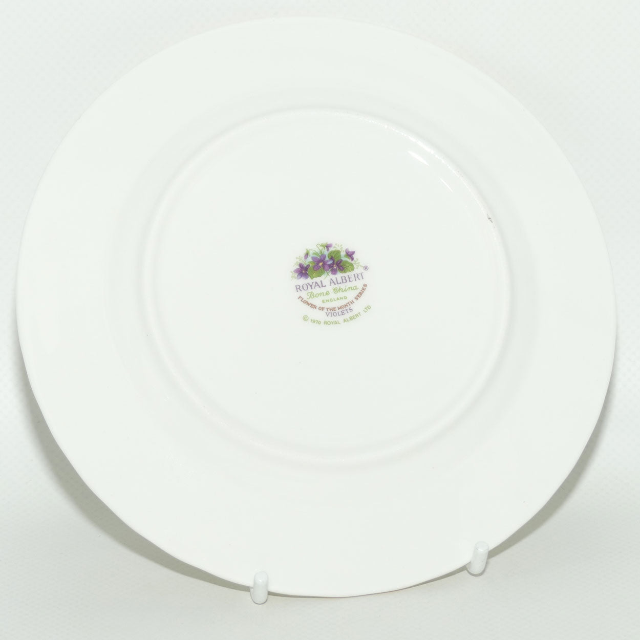 Royal Albert Bone China England | Flower of the Month series | #1 | February Violets trio | Boxed