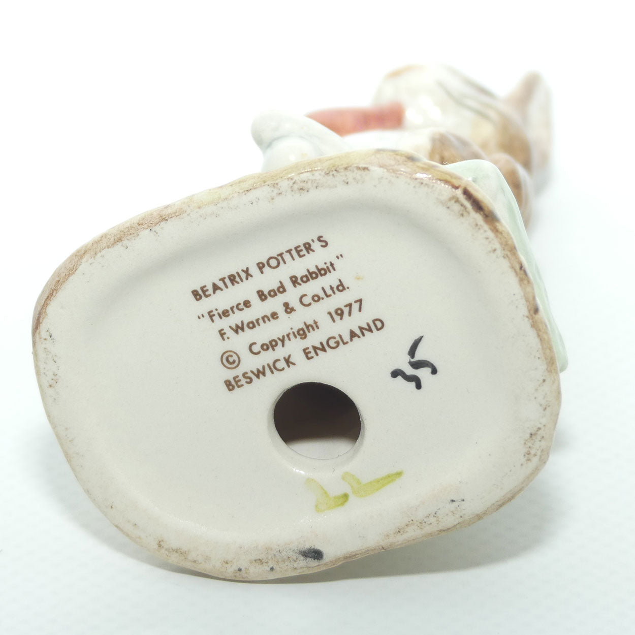 Beswick Beatrix Potter Fierce Bad Rabbit | Feet Out | BP3b