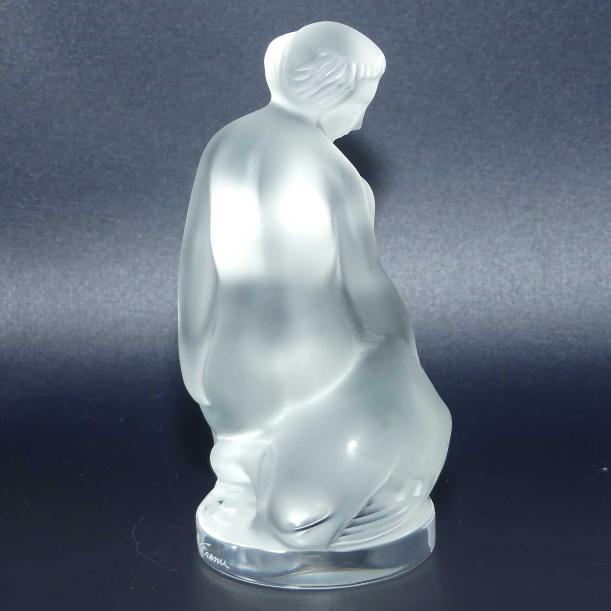 Lalique France figure Leda and the Swan | boxed