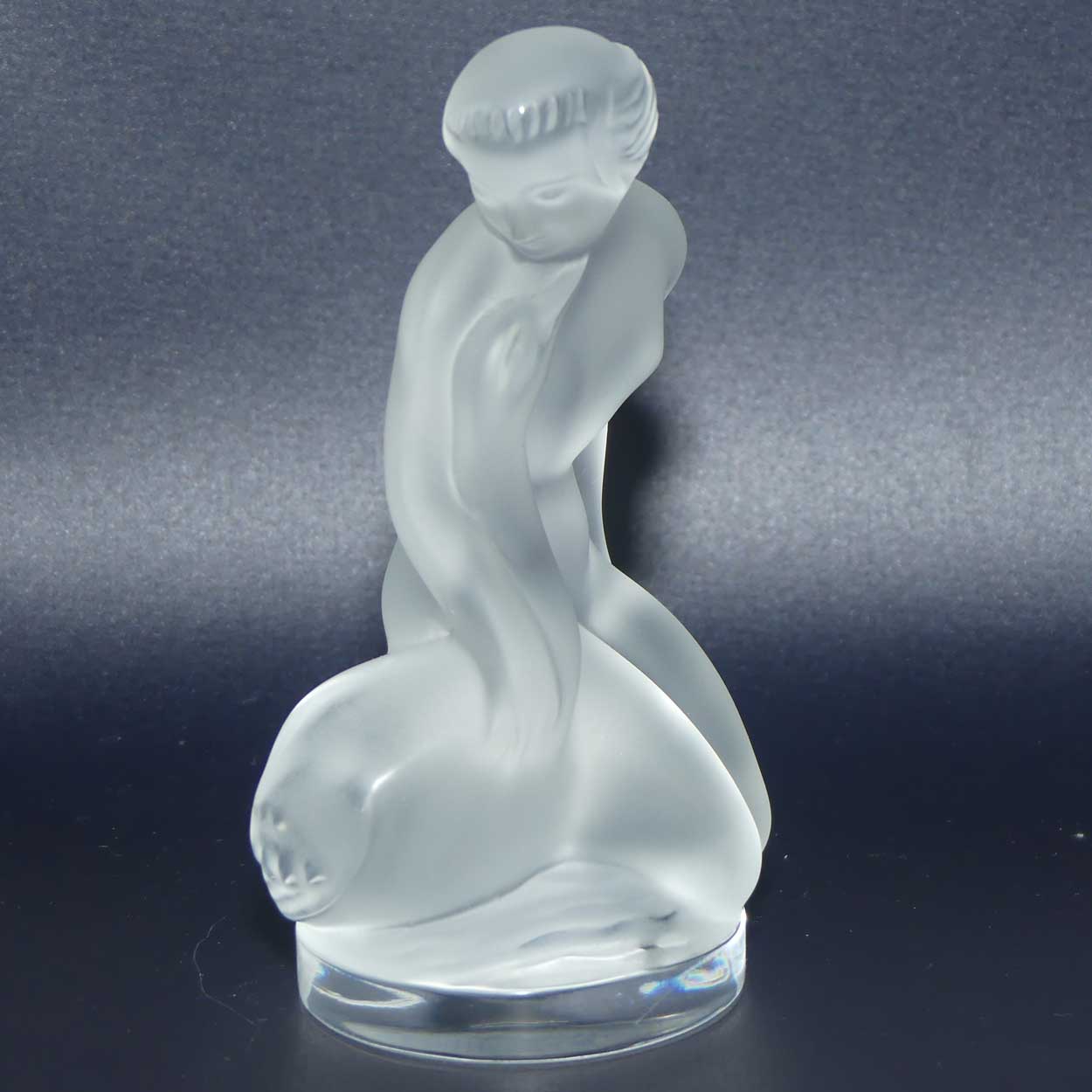 Lalique France figure Leda and the Swan | boxed