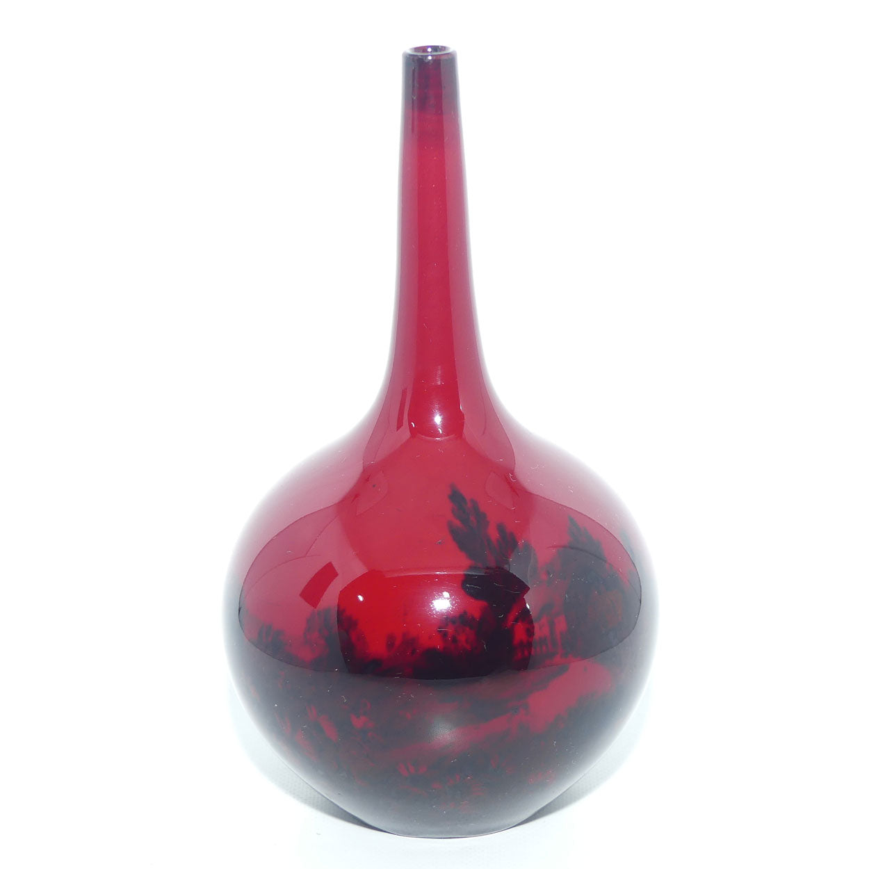 Royal Doulton Flambe taper neck vase | Country Cottages