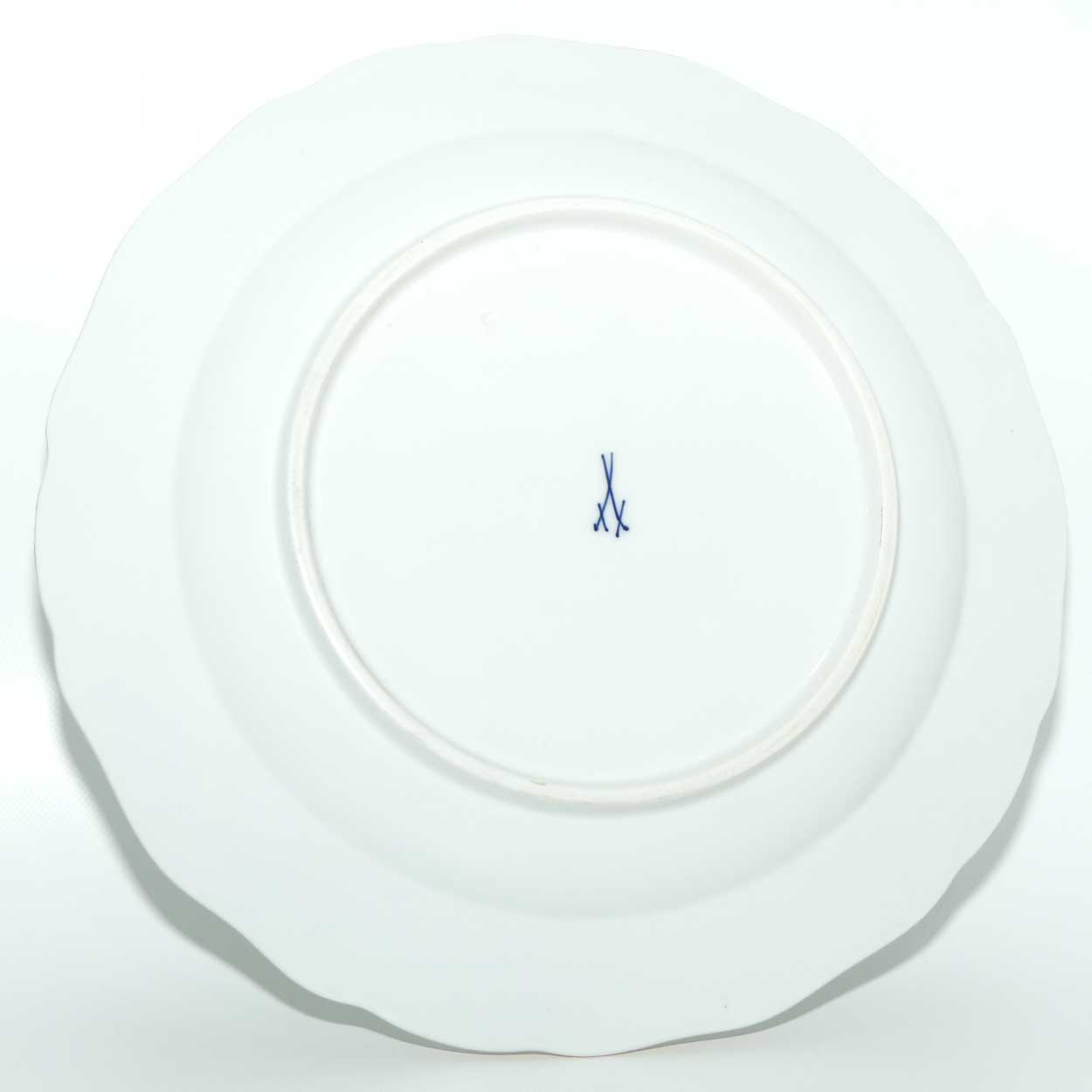 Meissen Hand Painted plate | #4 | Perch among Reeds and Insects