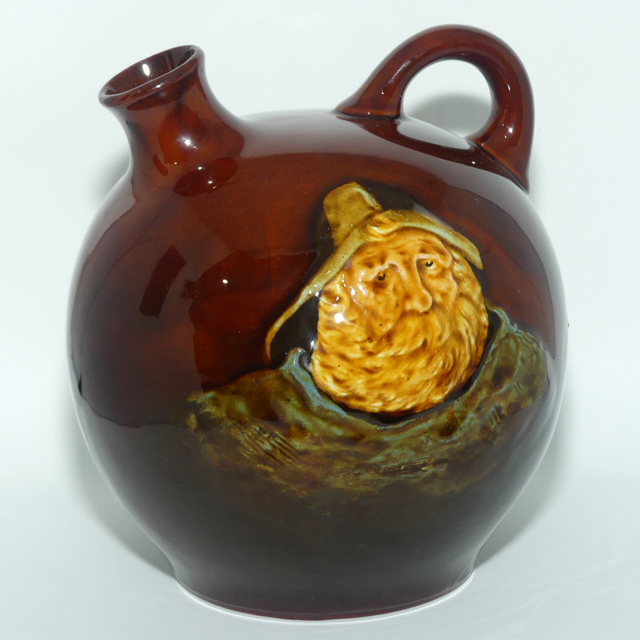 Royal Doulton Kingsware Fisherman flask
