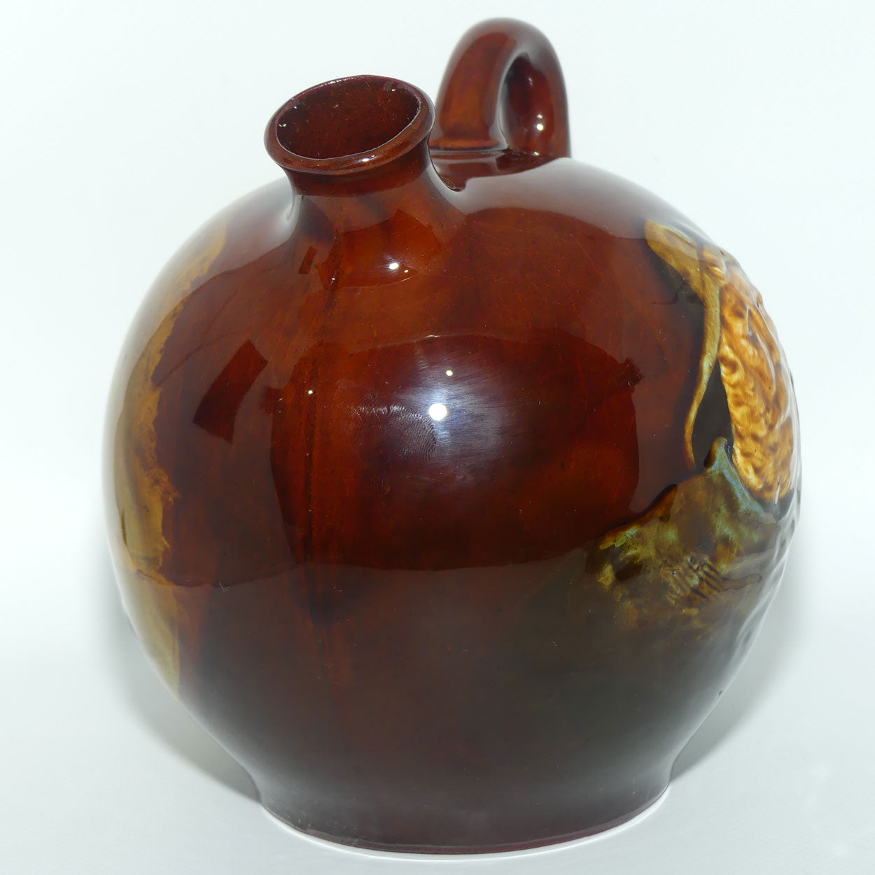 Royal Doulton Kingsware Fisherman flask