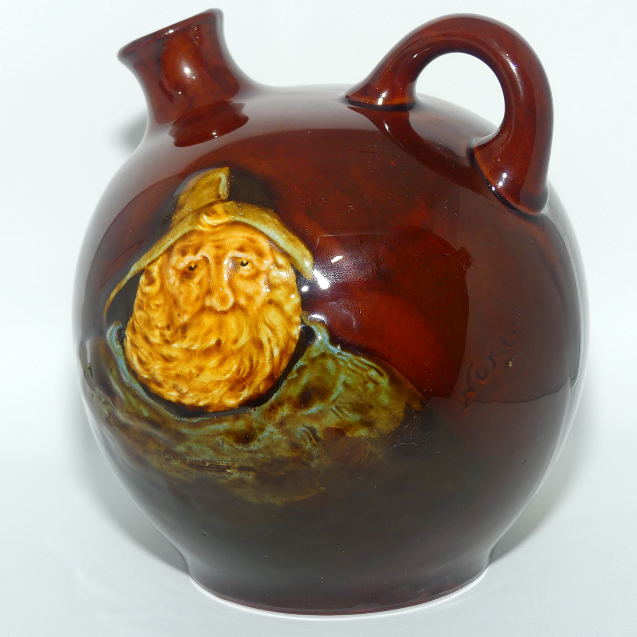 Royal Doulton Kingsware Fisherman flask