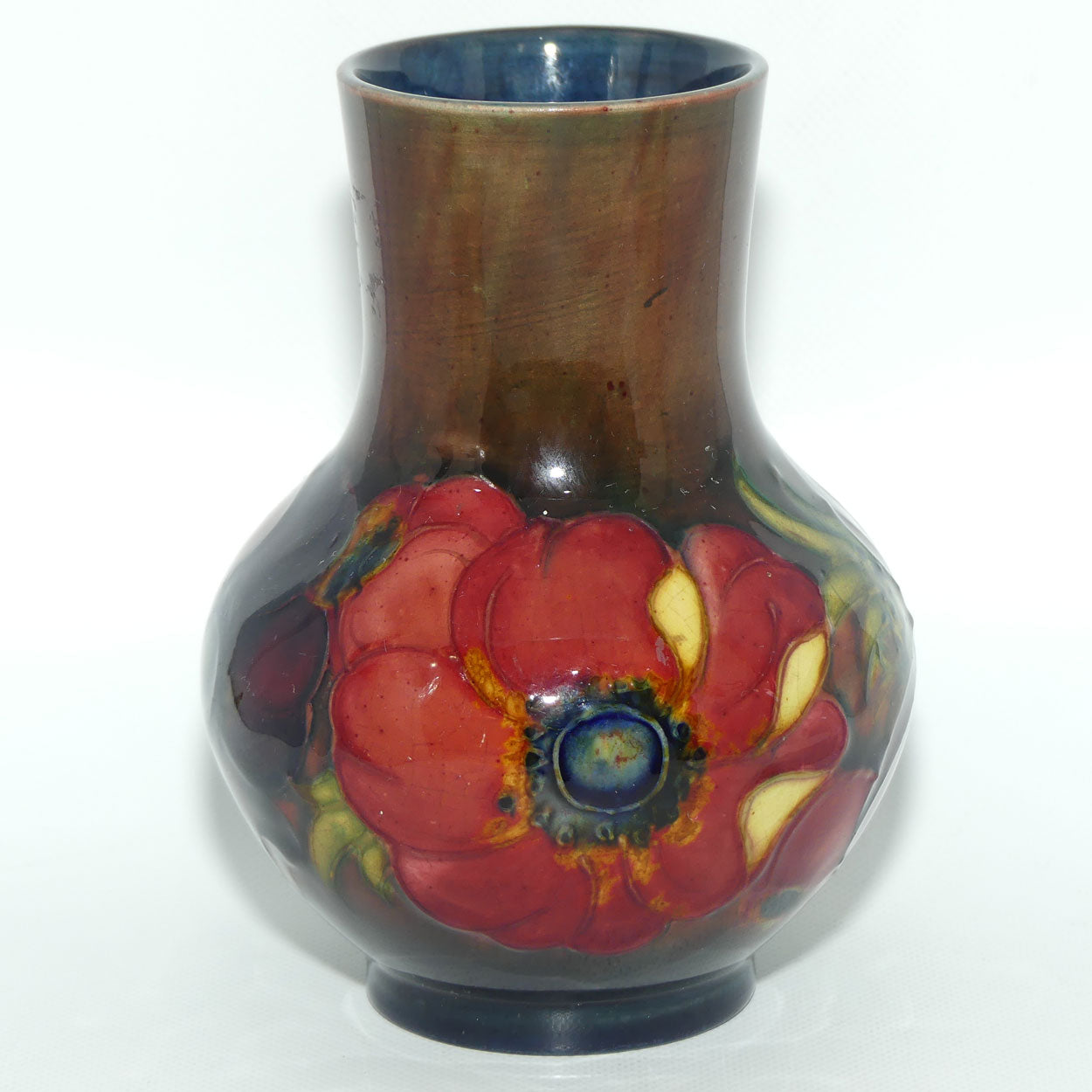 Walter Moorcroft Anemone Flambe vase | 12.5cm