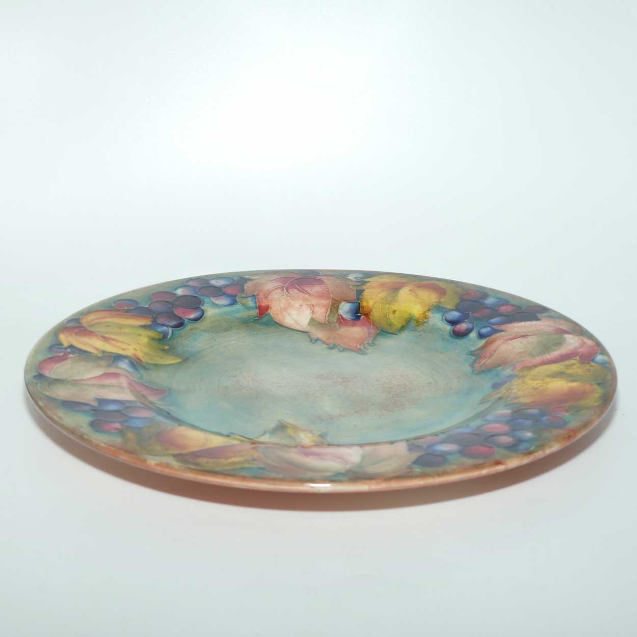 William Moorcroft Leaves and Fruit charger plate | Flambe Tints