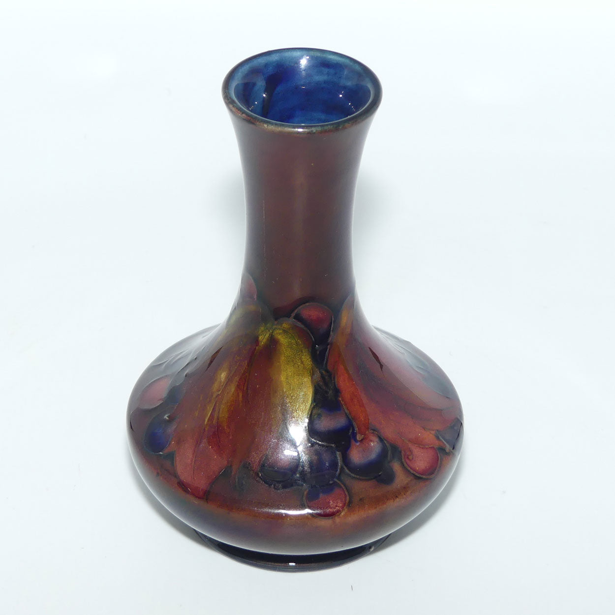 William Moorcroft Flambe Leaves and Fruit