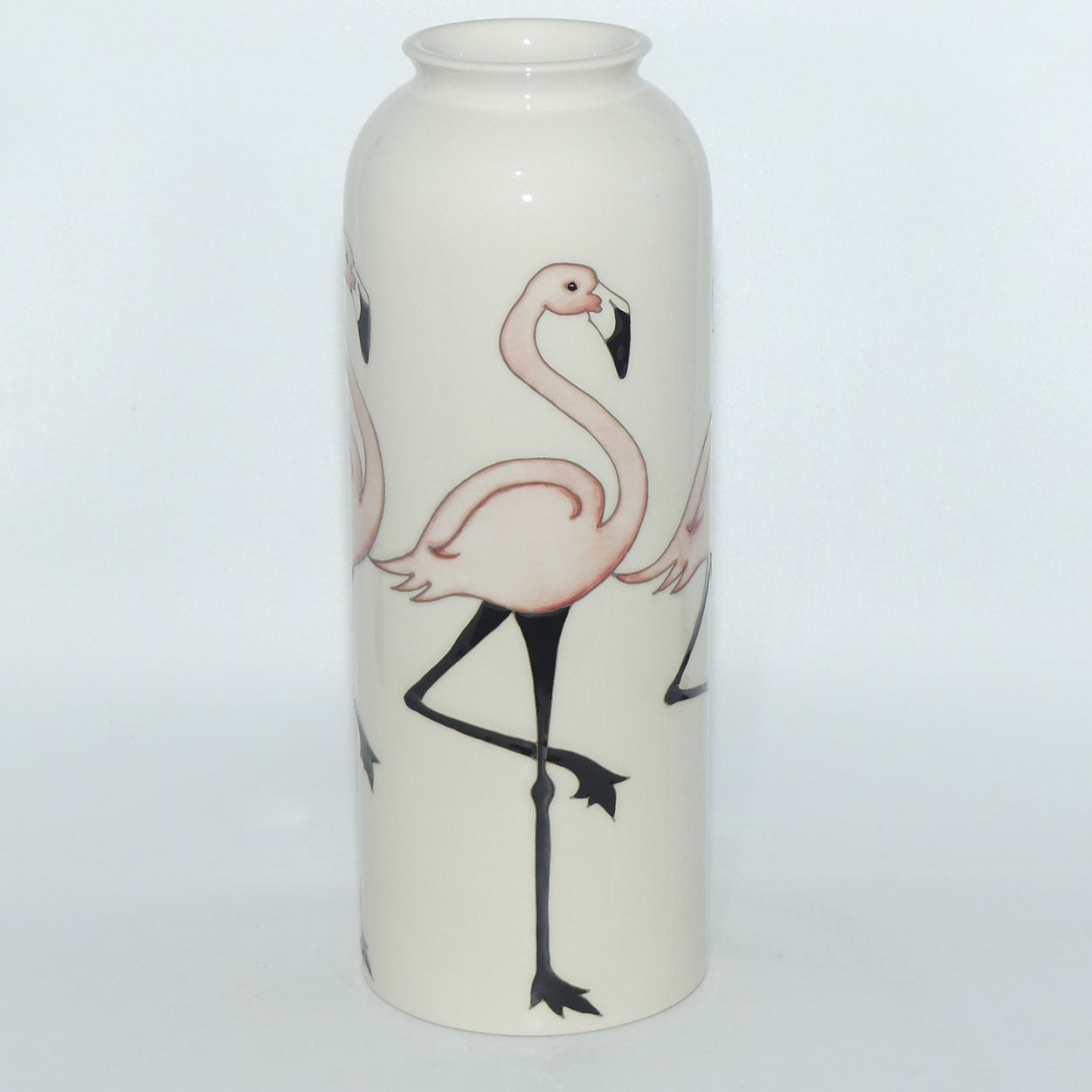 Moorcroft Pottery Flamingos 161/11 vase
