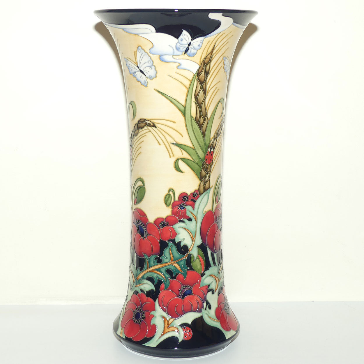 Moorcroft Flanders Field 159/18 Prestige Vase (Num Ed)