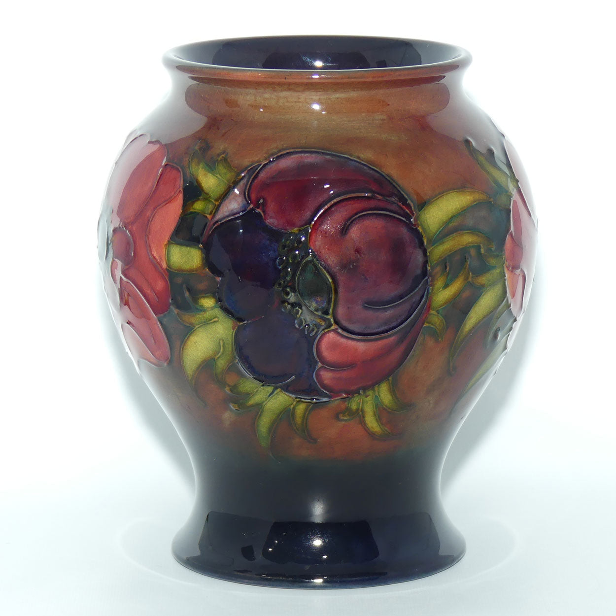 Walter Moorcroft Flambe Anemone 146/5 vase