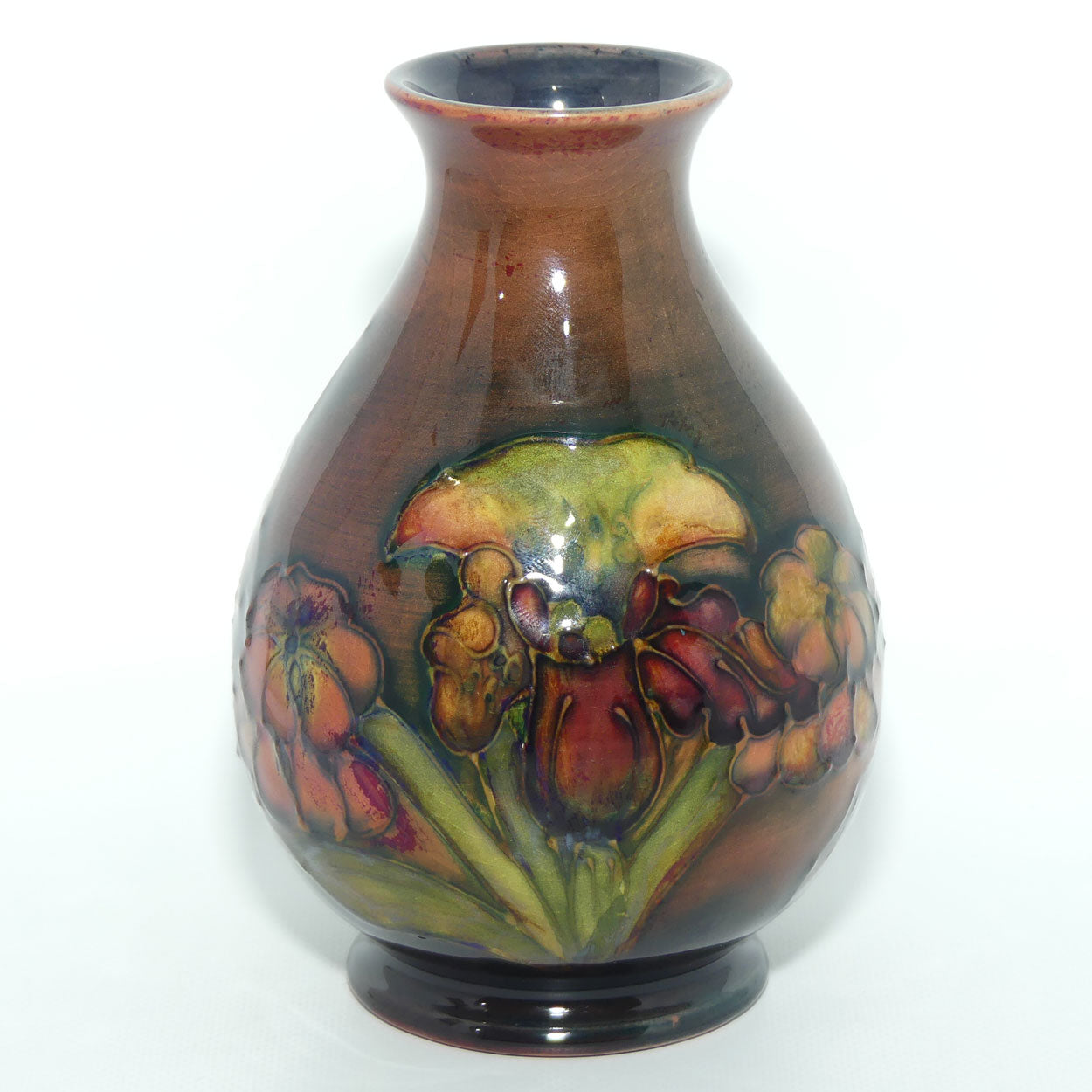 Walter Moorcroft Flambe Orchid 7/5 vase