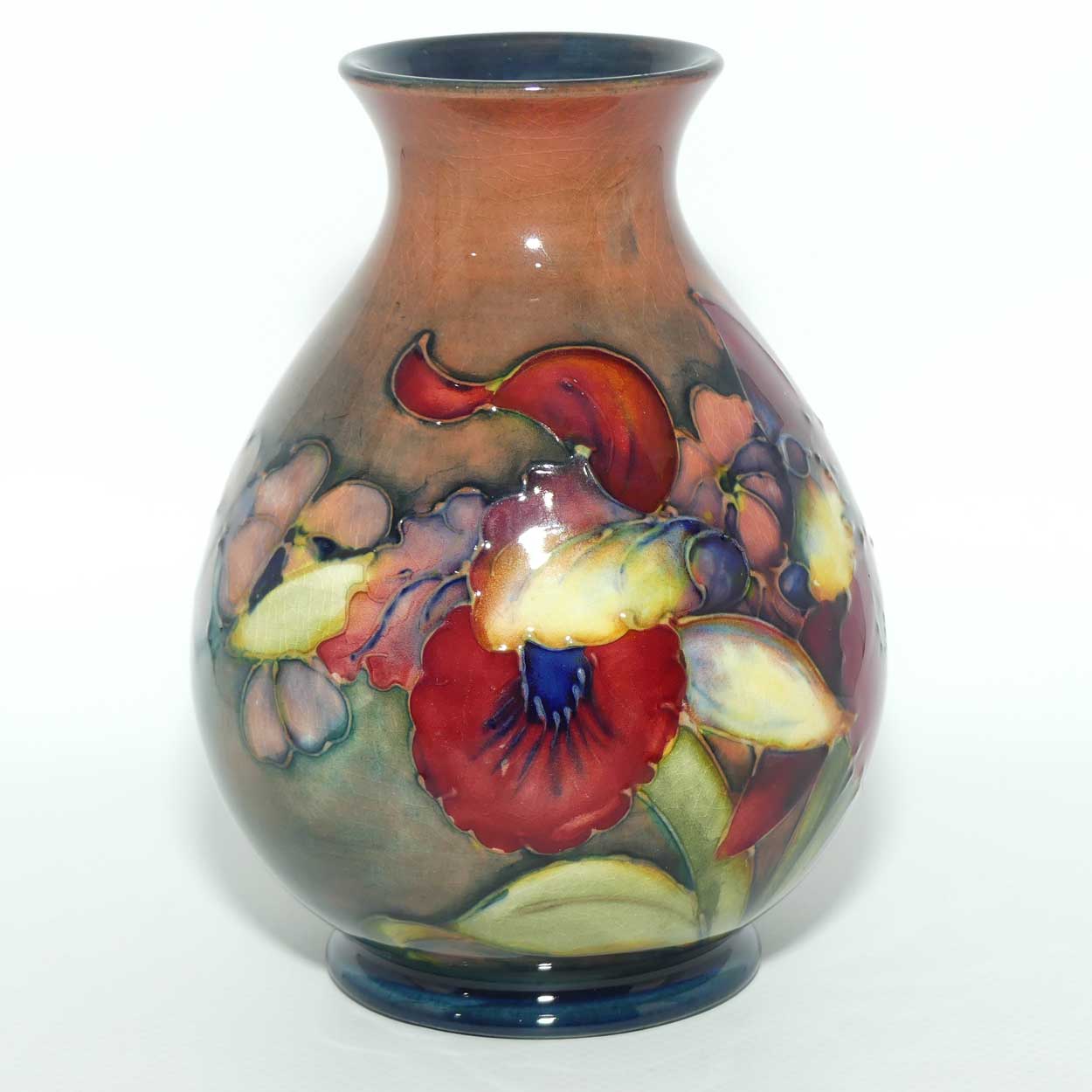 Walter Moorcroft Flambe Orchid 7/5 vase | #2