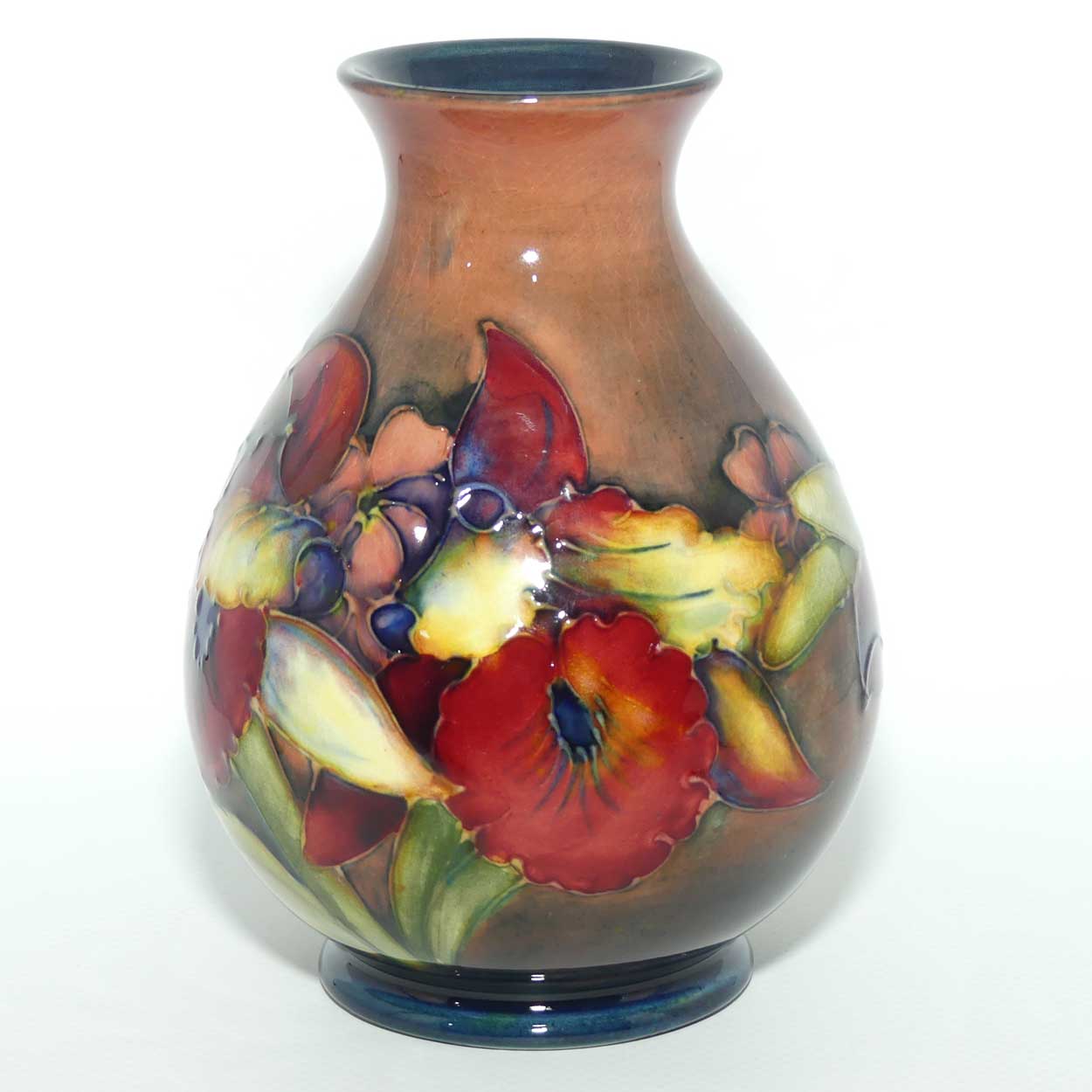 Walter Moorcroft Flambe Orchid 7/5 vase | #2