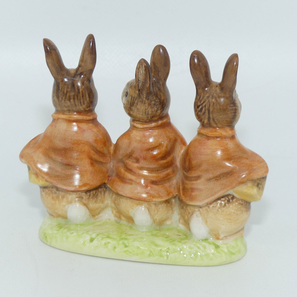 Beswick Beatrix Potter Flopsy, Mopsy and Cottontail | GOLD OVAL BP2a #2