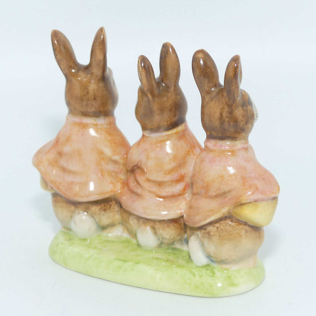 Beswick Beatrix Potter Flopsy, Mopsy and Cottontail | GOLD OVAL BP2a #1