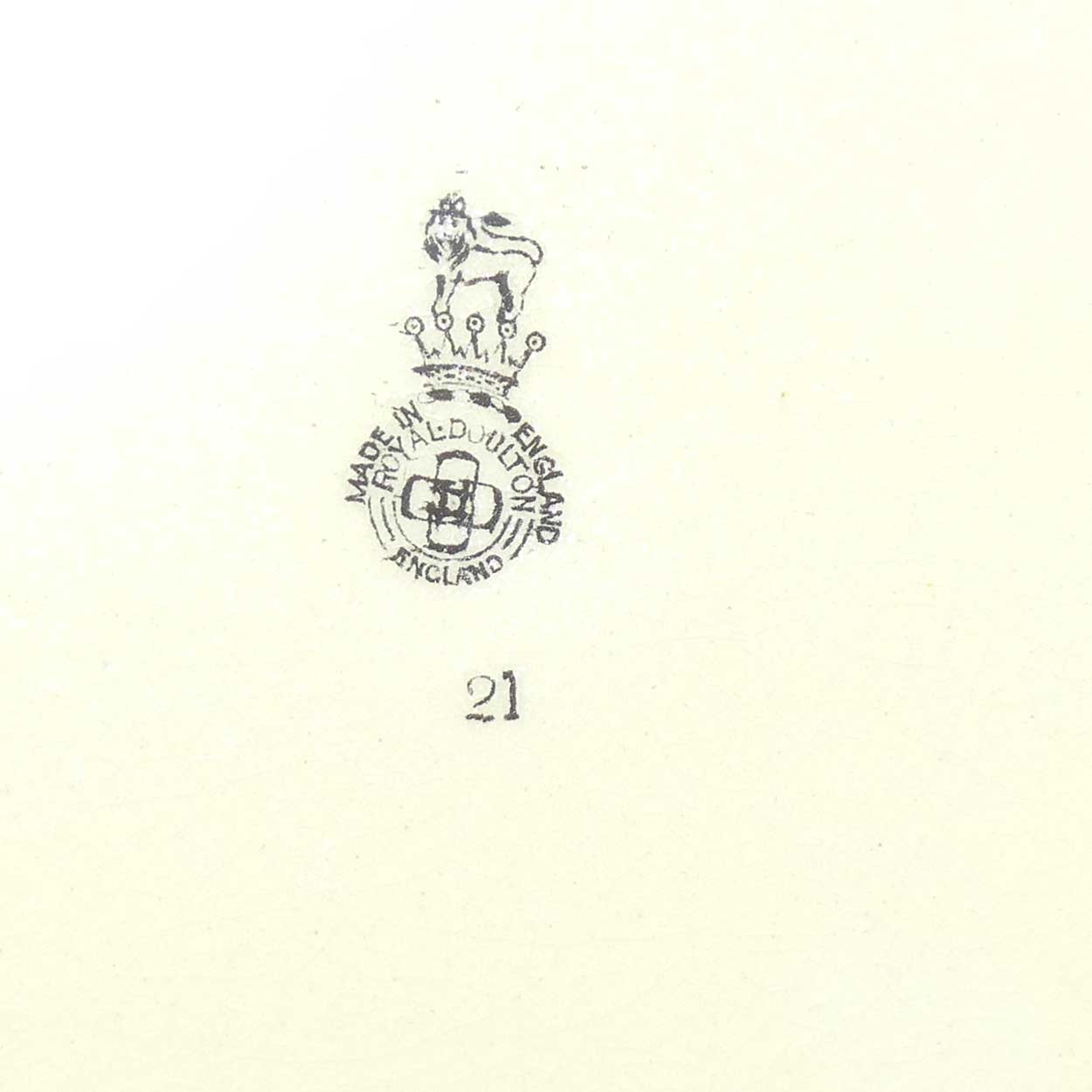 Royal Doulton Floral Patterns E plate | Inlaid Star