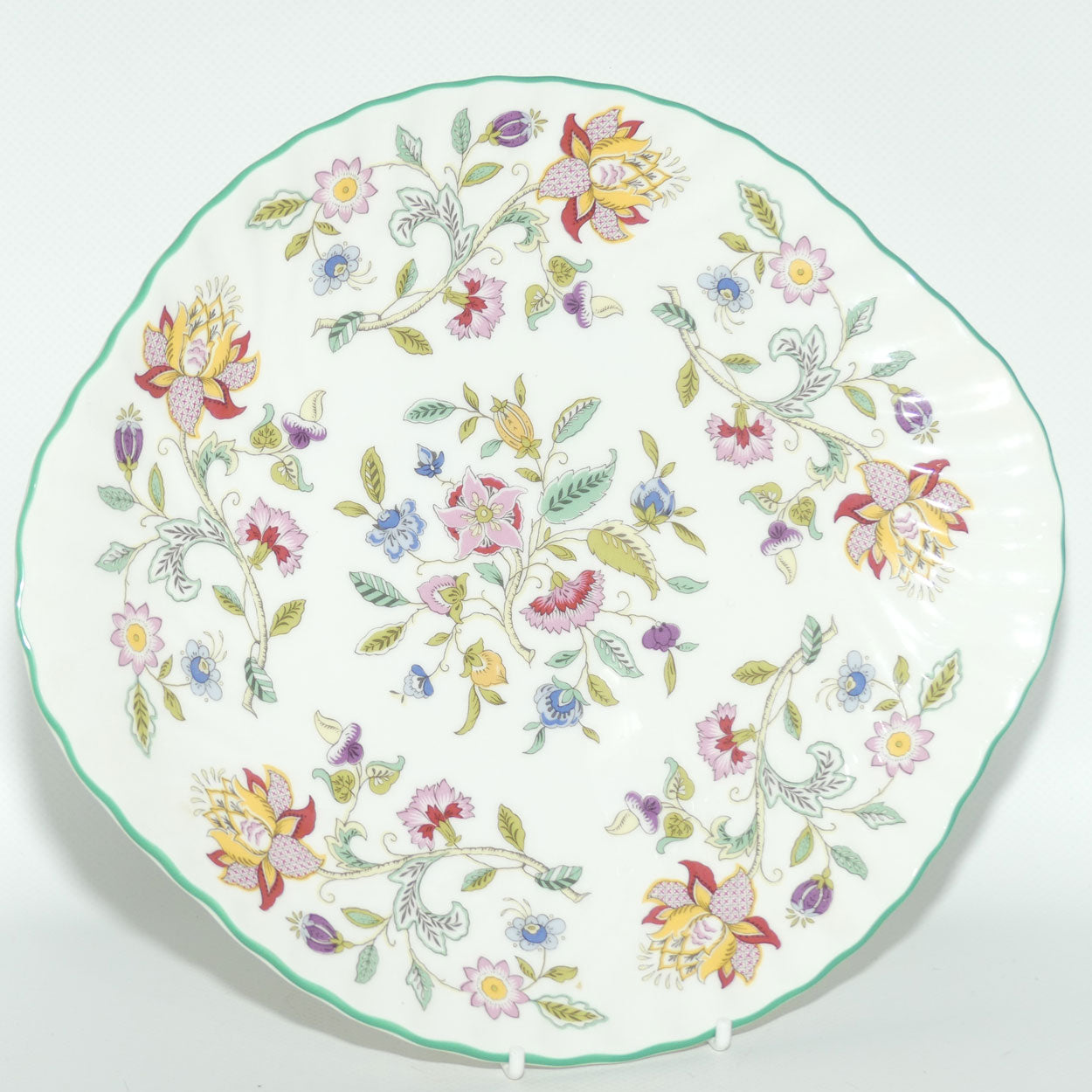 Minton Bone China Haddon Hall tab handle cake plate