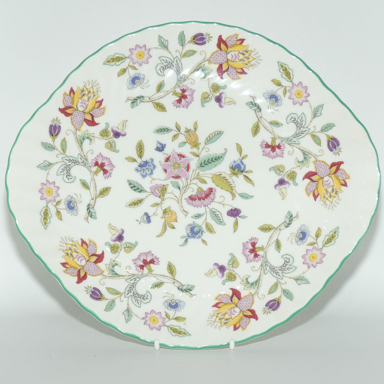 Minton Bone China Haddon Hall tab handle cake plate