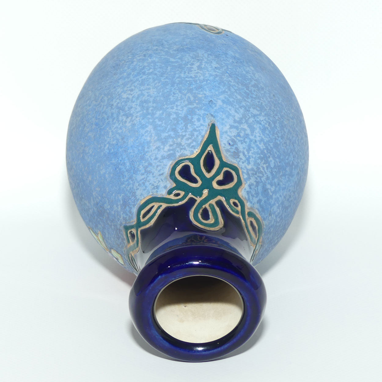 Amphora Czechoslovakia Floral decorated vase