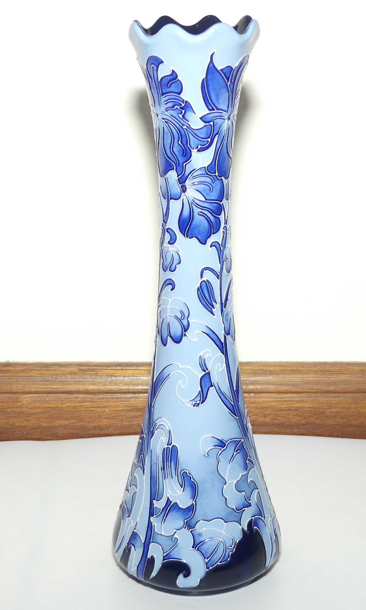 Moorcroft Florian Blue Pansy 366/12 vase | Num Ed | #21