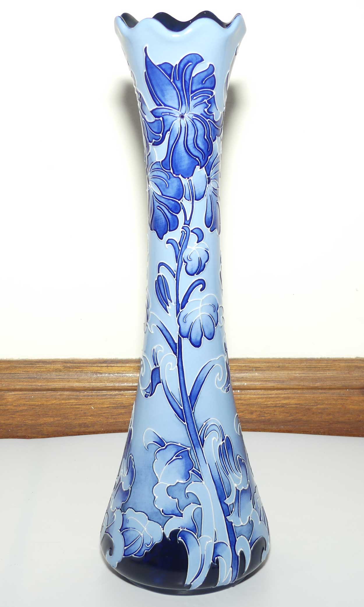 Moorcroft Florian Blue Pansy 366/12 vase | Num Ed | #21