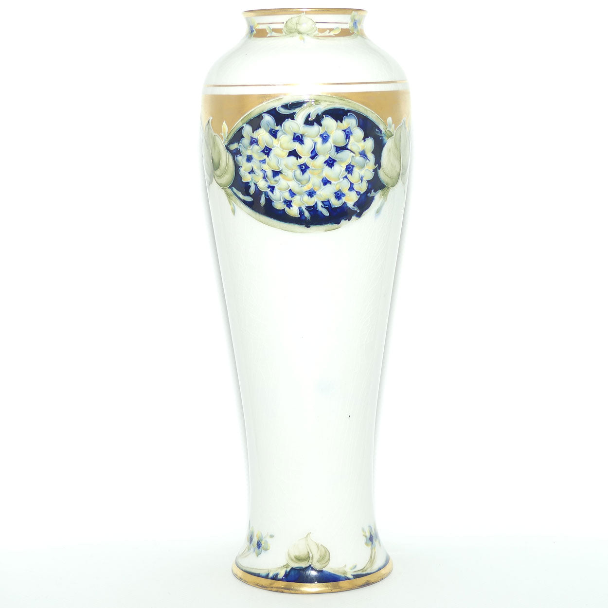 James MacIntyre & Co William Moorcroft Florian Lilac tall vase