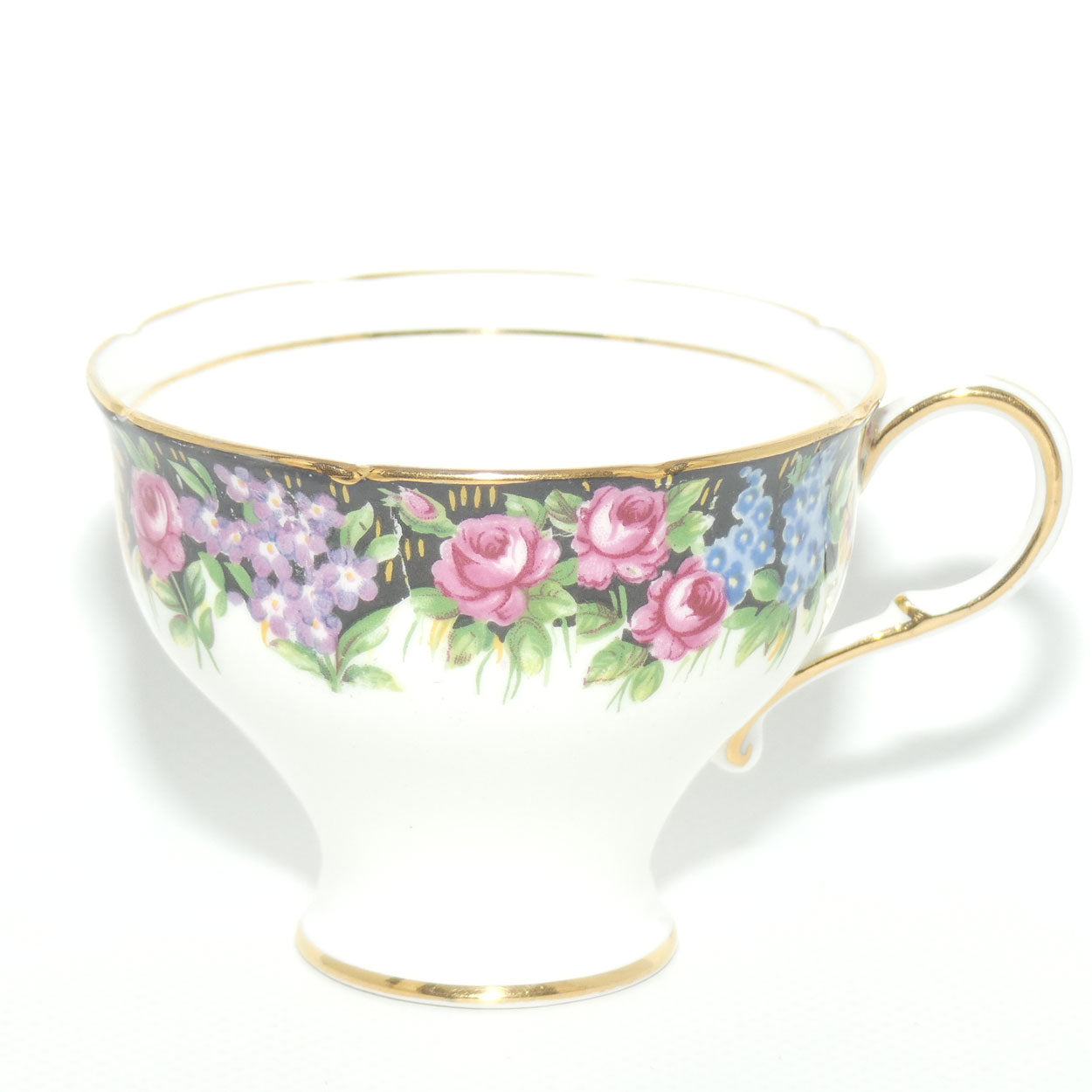 Paragon demi tasse duo | Old English Garden pattern