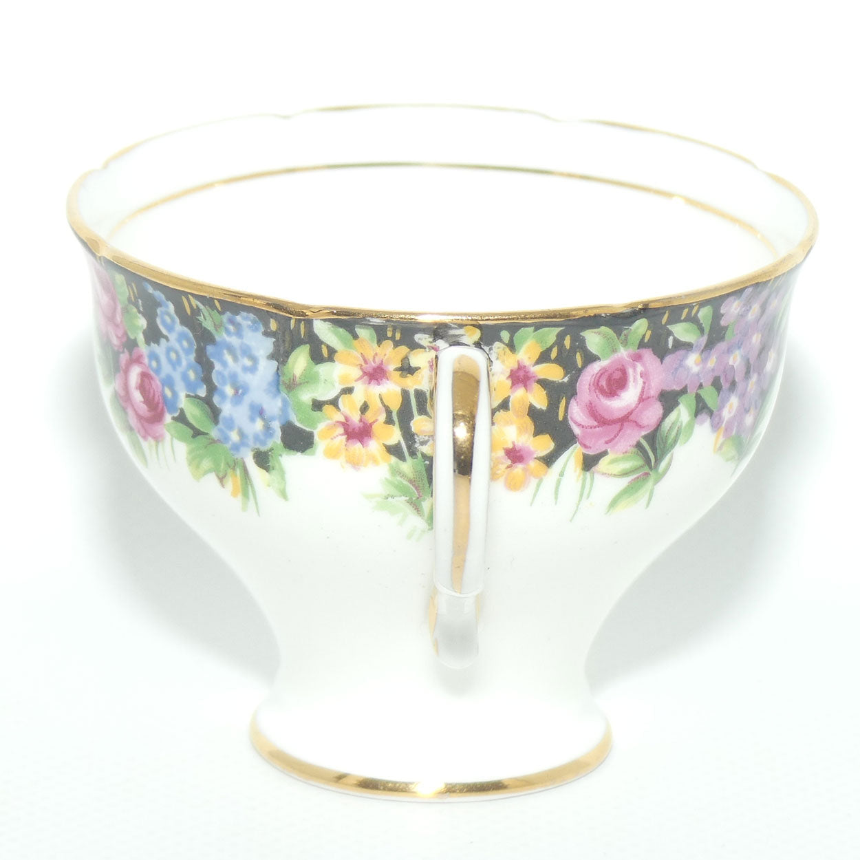 Paragon demi tasse duo | Old English Garden pattern