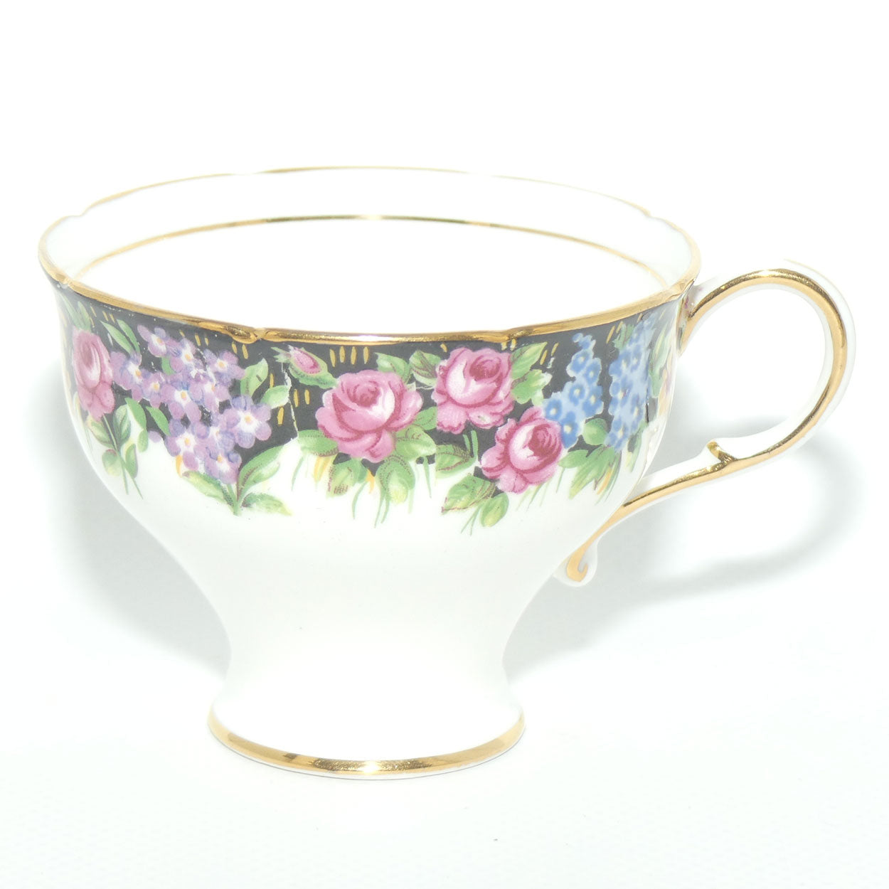 Paragon demi tasse duo | Old English Garden pattern